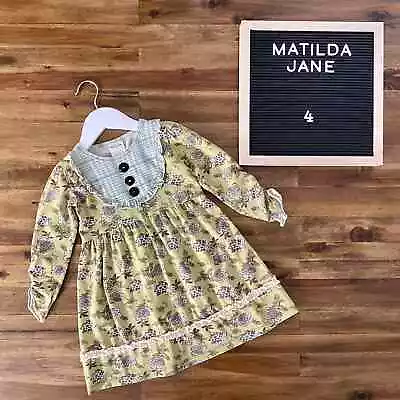 Matilda Jane Field Trip Sally Dress 4 • $35