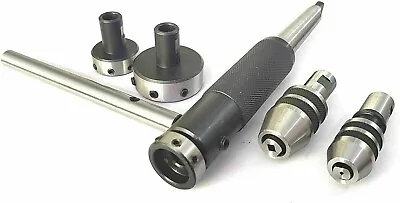 2MT Lathe Tailstock Tap And Die Holder Set Sliding Floating Type MT2 Shank INCH • $62.99