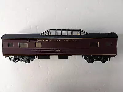 MTH Norfolk And Western 1612 Vista Dome Observation Car Preowned • $49.95