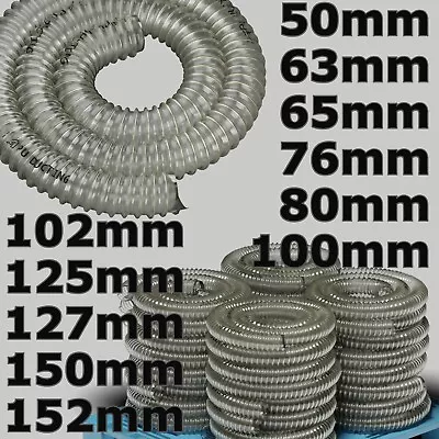 £47.17 • Buy PU Flexible Ducting Hose Pipe - Ventilation, Woodworking, Fume & Dust Extraction