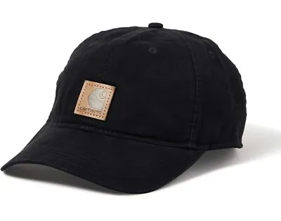 Carhartt Black Odessa Canvas Baseball Cap NEW • £14