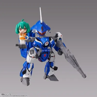 Macross TINY SESSION VF-25G MESSIAH VALKYRIE MICHAEL USE With RANKA Figure • $71