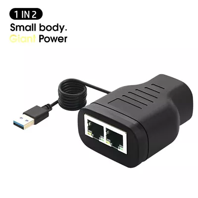 RJ45 Network Cable Ethernet Splitter Cable Network Adapter 1 Male To 2 Female • $24.99