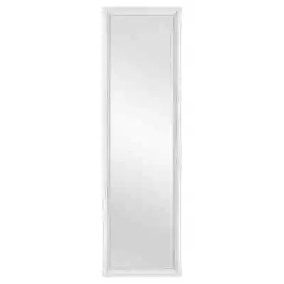Mainstays Over-The-Door Mirror With Hardware 14.25IN X 50.25IN White • $18.88