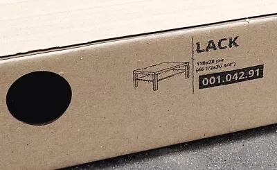 IKEA LACK Rectangular Coffee Table Black-Brown 46½×30¾  BRAND NEW- • $199.99