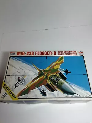 Scale Craft ESCI Mig-23S Flogger-B Swing-Wing Russian Mach-2 Interceptor  1/48 • $30