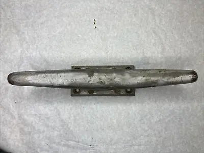 Vintage Boat Marine Deck Hardware- Large 14” Bronze Or Brass Deck/Dock Cleat  #9 • $105