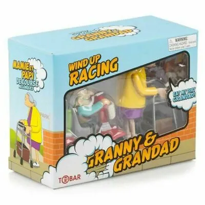 £8.50 • Buy Wind Up Racing Granny And Grandad - 27470 Clockwork Classic Race Kids Fun Toy
