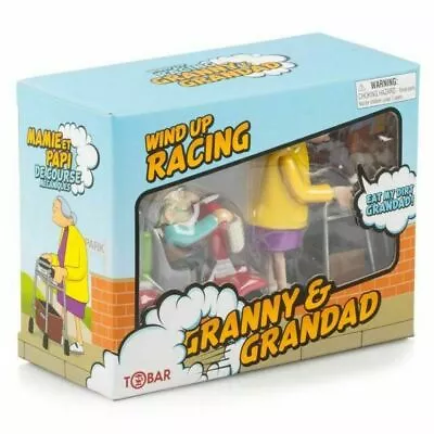 £8.50 • Buy Wind Up Racing Granny And Grandad - 27470 Clockwork Classic Race Kids Fun Toy