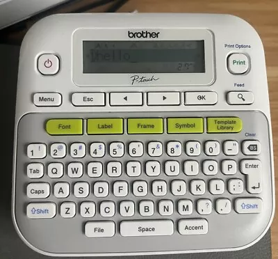 Brother P-Touch Label Maker Model PT-D210 Used Tested Great Condition • $22