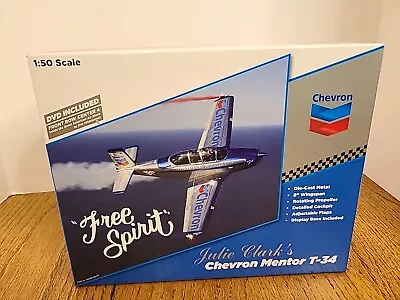 Chevron Julie Clark's Chevron Mentor T-34 1:50 Scale Plane • $20