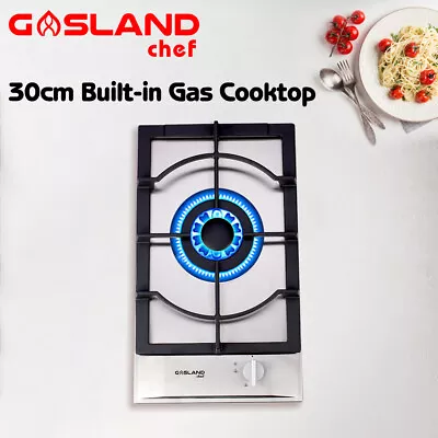 GASLAND Chef 30cm Gas Cooktop 1 Burner Kitchen Hob Cast Iron Trivet Stove NG LPG • $199.99