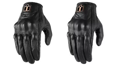 Icon Pursuit Classic Leather Gloves For Street Motorcycle Riding FREE RETURNS • $75