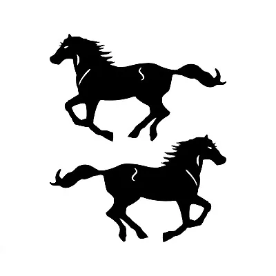 Horse Sticker - 2 Pack Of Running Horse Decals • $8.62