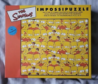 New Sealed Rare The Simpsons Jigsaw Impossipuzzle Puzzle Bart Simpson 550 Pieces • £17.50