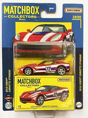 Matchbox Collectors 2016 Chevy Corvette Stingray 19/20 • $18.09