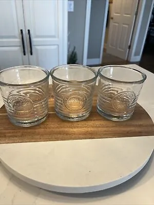 4 Bormioli Rocco Officina 1825 Rock Glasses Clear 8oz Cocktail Whiskey Vintage • $22