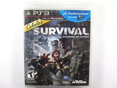 Cabelas Survival Shadows Of Katmai PS3 PlayStation 3 - Complete CIB • $9.95