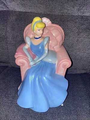 Vintage Disney Cinderella Ceramic Coin Bank By Kreisler • $34.18