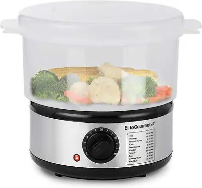 2 Quart Elcteric Food Vegetable Steamer With BPA Free Steamer Tray • $16.39