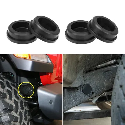 $14.99 • Buy 4x Frame Girder Tube Hole Caps Rubber Plugs Cover For 2018+ Jeep Wrangler JL