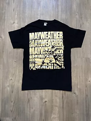 Mayweather Promotions Mens Medium Black/Gold Tshirt Floyd Money Mayweather • $30