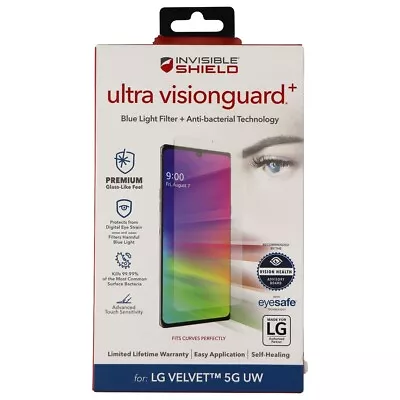 $6.59 • Buy ZAGG InvisibleShield (Ultra VisionGuard+) Screen Protector For LG Velvet 5G UW