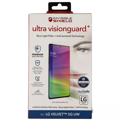 ZAGG InvisibleShield (Ultra VisionGuard+) Screen Protector For LG Velvet 5G UW • $6.59