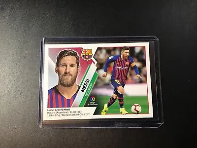 Lionel Messi #14 Barcelona 2019-20 Sticker Panini La Liga Este Santander • $10