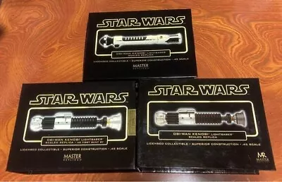 Master Replicas Star Wars Obi-Wan Mini Lightsaber Lot Of 3 Set New Japan • $749.01