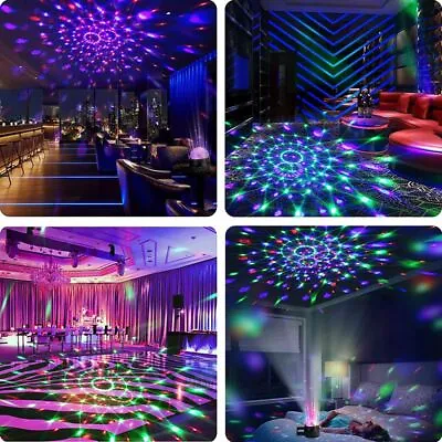 £8.39 • Buy Party Disco Colorful Lamp Stage Lights LED Magic Ball Light Remote Control