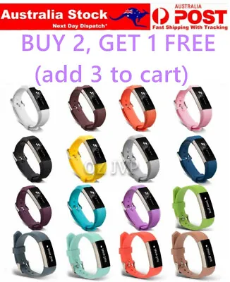 $3.99 • Buy Fitbit Alta / Alta HR Replacement Band Silicone Wrist Watch Band Secure Buckle