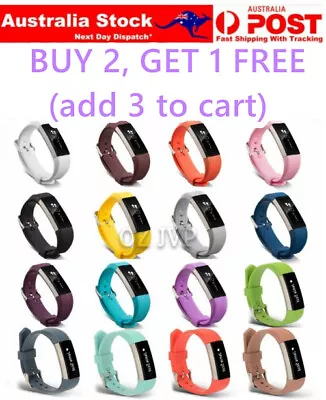 $3.99 • Buy Fitbit Alta / Alta HR Replacement Band Silicone Wrist Watch Band Secure Buckle