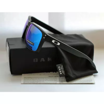 Oakley Holbrook Oo9102-F0 Black Prizm Sapphire Polarized RRP £185 Now £87 NEW • £87