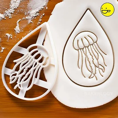 Jellyfish Cookie Cutter Nautical Ocean Tentacles Mermaid Underwater Sea Beach • $12.96