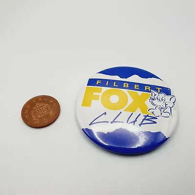 Leicester City F.c Mascot Pin Badge Filbert The Fox Club -  • $6.21