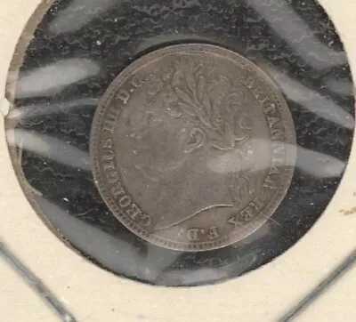 1823 Great Britain 1 Penny - KM 683 - Georgius IIII Maundy Sterling Silver Coin • $55