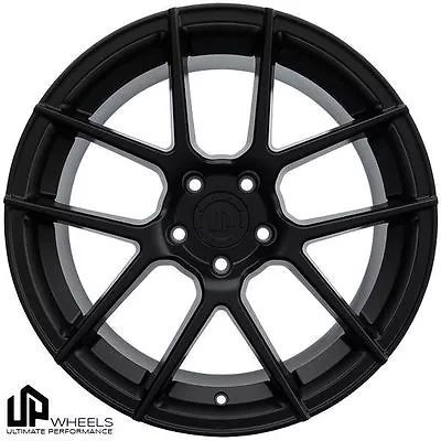 19  UP520 BLACK 19x8.5/9.5 STAGGERED 5x112 WHEELS RIM FITS MERCEDES C CL CLK E • $699.99