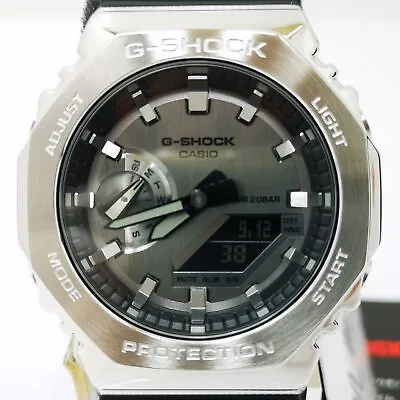 CASIO G-SHOCK GM-2100-1AJF Gray Silver Digital Chrono Men's Watch New In Box • $154