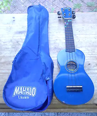Mahalo U30g Soprano Ukulele (blue) W/ Case • $21.15