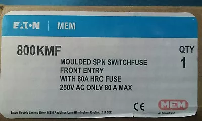 Eaton MEM 800KMF SPN SWITCHFUSE ORIGINAL GENUINE  • £11.99