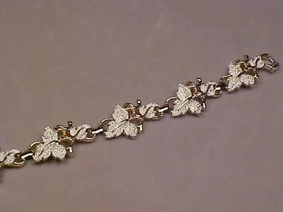 Vintage Sarah Coventry  Plain And Fancy  (1958) Bracelet • $1.99