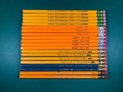 Vintage Pencil Lot | Various Brands | Lot Of 20 Unsharpened Pencils | Lot #3 • $9.99