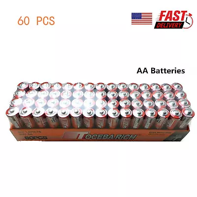 12/24/60/120 Pack AA Batteries Extra Heavy Duty1.5v Lots New Fresh  • $20.96