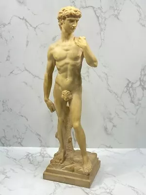 Michelangelo’s Statue Of The David G Ruggeri Resin On Marble Base Made In Italy • $69.99