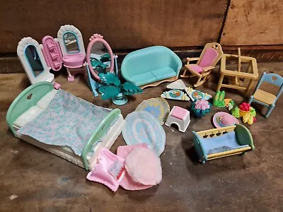 Vintage Fisher Price Loving Family Furniture Lot • $44