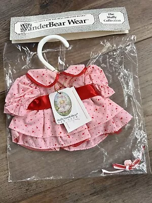 The Muffy VanderBear Collection Outfit - PINK RED DRESS Bear Doll Clothes 7” • $12.99