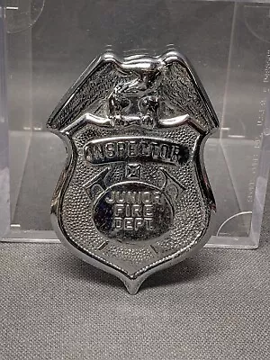 Vintage Junior Fire Department Inspector  Childs  Honorary Badge  • $24.99