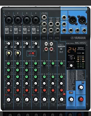 Yamaha MG10XU 10-Channel Mixer With USB And FX  EXCLUDES POWER SUPPLY • £139