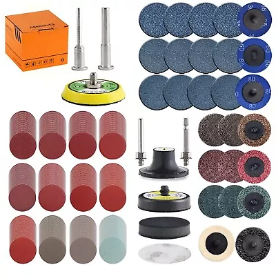 Tshya 270Pack 2inch Sanding Discs Pad Variety Kit For Drill Grinder Rotary Tools • $24.70